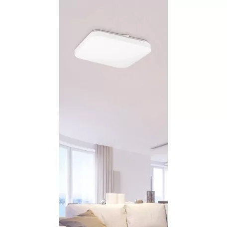 Rábalux 3340 Rob mennyezeti lámpa LED fényforrással, négyzet, fehér, 20W, IP20