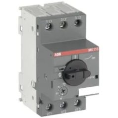   ABB MS116-10 1SAM250000R1010 Motorvédő 6,30-10A 50 kA termikus és elektromágneses kioldóval