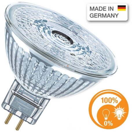 Osram 4058075094871 LED PARATHOM DIM MR16  20 dim 36° 3,4W/827 GU5.3 LED GU5,3 3,4W 12V 2700K 230l