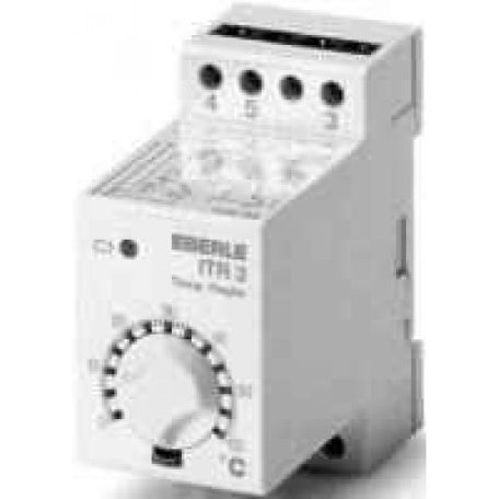 EBERLE ITR-3/60 ipari termosztát, 0...60°C, 1db átváltó: sínre szerelhető