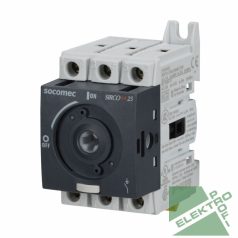 SOCOMEC 22003002 SIRCO szakaszoló M1 3X25A hajtás nélkül