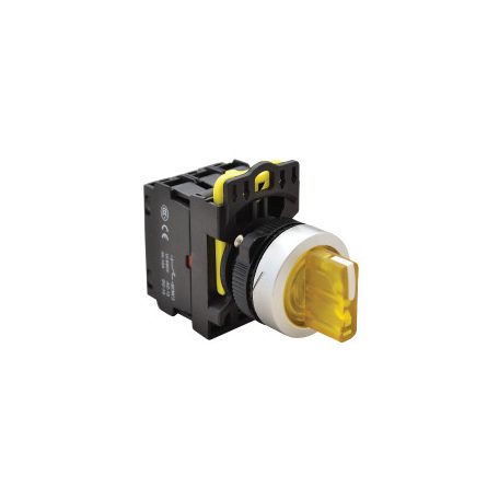 Tracon NYK3-SL31Y világítókaros kapcsoló sárga LED háromállású