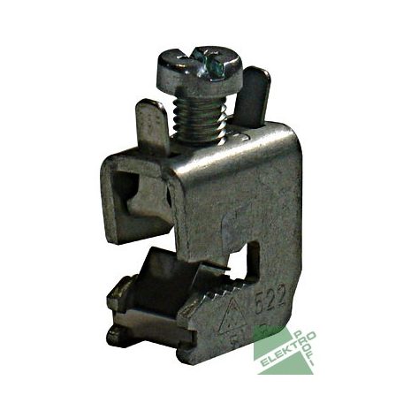 SCHRACK SI012840 Vezetékcsatlakozó kapocs 5mm vastag sínre, 65A, 1.5-16mm2