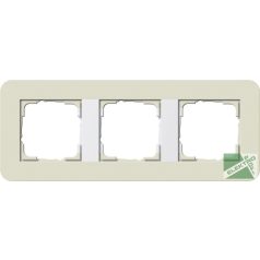 GIRA 0213-417 E3 keret 3-as homok/fehér