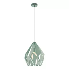 Eglo 49026 függeszték lámpatest E27 60W zöld Carlton-P