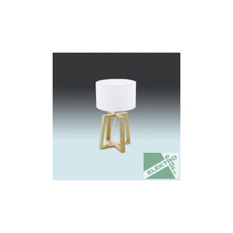 Eglo 97516 Asztali lámpa E27 1x60W natúr/fehér Chietino