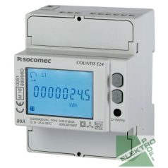 SOCOMEC 48503051 SOCOMEC COUNTIS E24 Fogyasztásmérő 3f.80A MID