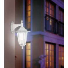   Eglo 22462 Kültéri fali le lámpa E27 1x60W fehér IP44 LATERNA 5