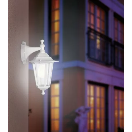 Eglo 22462 Kültéri fali le lámpa E27 1x60W fehér IP44 LATERNA 5