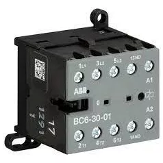   ABB BC6-30-01-24DC 10 254 minikontaktor, 4 kW / 8A AC3; 3P+1NC, tekercs: 24 V DC