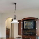 Rábalux 7776 Dorothea függesztett lámpa, matt fekete, E27, 60W