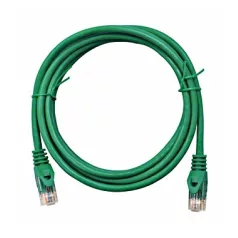   SCHRACK H5ULU02K0U Patchkábel, RJ45, árnyékolatlan, Cat.5e, PVC, zöld, 2m