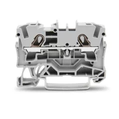   WAGO 2004-1201 2 vezetékes átmenő sorkapocs, 4 mm², megfelelő Ex e II alkalmazásokhoz, szürke