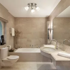   Rábalux 6548 Grando mennyezeti lámpa, bronz/fehér, E14, 3x40W