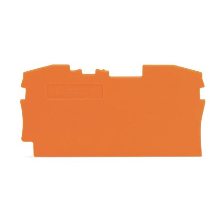 WAGO 2006-1292 Vég- és válaszlap 1mm narancssárga