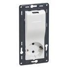 Legrand 764530 Niloé 2P+F/USB kombinált csatlakozóaljzat fehér #