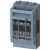 Siemens 3np1133-1ca20 szakaszolókapcsoló-biztosító, 3p, nh00, 160a, szerelőlapra keretes csatlakozó