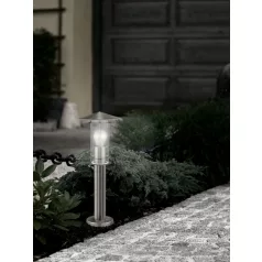 Eglo 30187 LISIO IP44, álló, 1xE27 1x60W, 50cm nemesacél