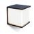 Lutec 5184601118 Box cube square kültéri fali lámpa, világos sötétszürke, E27