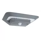 Lutec 6901401337 Ghost solar fali LED lámpa, világos PIR ezüst szürke