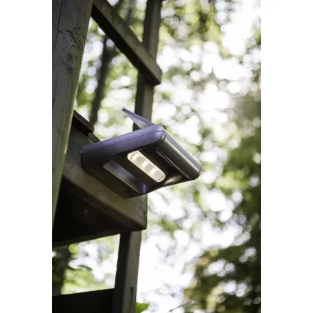 Lutec 6914401000 Mini spot solar LED fali lámpa, világos ezüst szürke