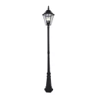 Lutec 6951301189 London solar LED lámpa, világos fekete