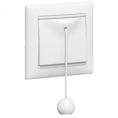 Legrand 774419 VALENA betét nyomó húzózsinóros fehér