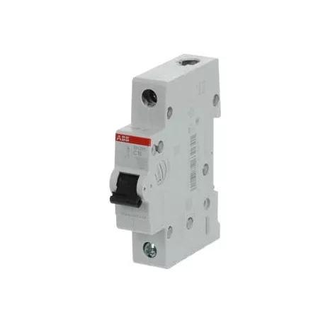ABB SH201-C16 kismegszakító, Icn = 6kA, 1 pólus, C karakterisztika, 230/400 VAC, In= 16 A