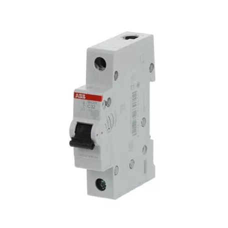 ABB SH201-C40 kismegszakító, Icn = 6kA, 1 pólus, C karakterisztika, 230/400 VAC, In= 40 A