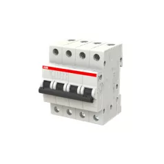   ABB SH204L-C25 Kismegszakító, Icn=4,5kA, 4 pólus, C karakterisztika, 230/440V AC, 125 V DC, In=25A