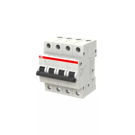 ABB SH204L-C25 Kismegszakító, Icn=4,5kA, 4 pólus, C karakterisztika, 230/440V AC, 125 V DC, In=25A