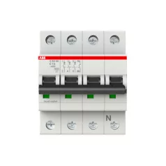   ABB S203-C13NA Kismegszakító, Icn=6kA, 3P+N, C karakterisztika, 230/440V AC,  In=13A