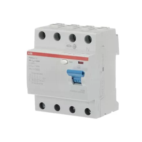 ABB F204A-40/0.03 áramvédő kapcsoló (FI-relé), 4P, In=40A, 30mA, A típus