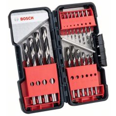   Bosch 2608577350 PointTeQ HSS spirálfúró készlet, 18 db, ToughBox, 1–10 mm
