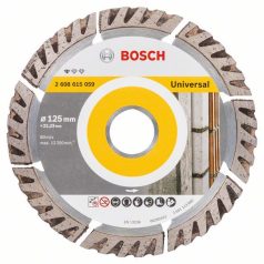   Bosch 2608615059 Gyémánt darabolótárcsa, Standard for Universal kivitel, 125x22,22
