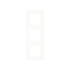 Efapel 45930 TBR QUADRO 45 keret 3-as fehér #