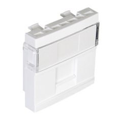 Efapel 45976 SBR QUADRO 45 informatikai dugalj RJ45 Cat5e UTP, fehér 1 modul #