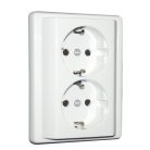 Efapel 50331 CGR APOLO5000 2X2p+f dugalj grafit