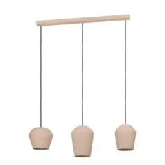 Eglo 900143 Függeszték 3xE27 homok Cambaito