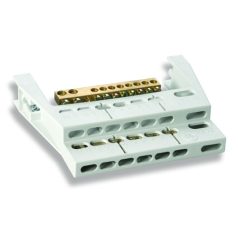   IDE 22009 Nulla+Földsín 12+2/12+2 1x(10-25mm2)+1x(4-10 mm2)+12x(2,5-6 mm2) 