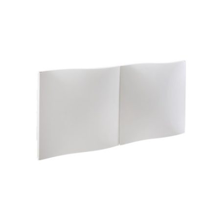 IDE DFF72PO/RR Kiselosztó DIAMANT 6/12 fehér süllyesztett műanyag tégla falba IP40 PE+N teli ajtó