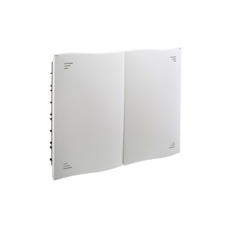 IDE DFF84PO/RR Kiselosztó DIAMANT 6/14 fehér süllyesztett műanyag tégla falba IP40 PE+N teli ajtó