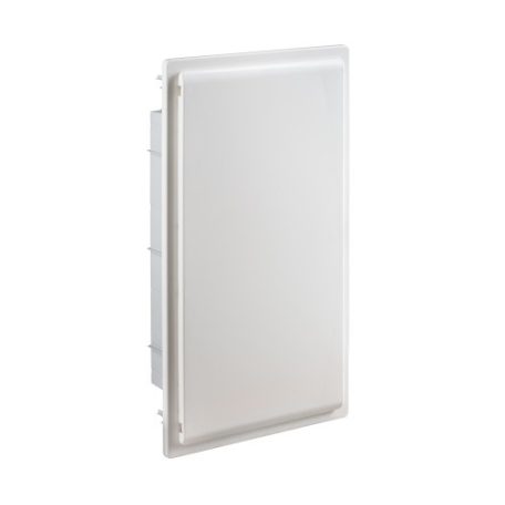 IDE GPE36PO/RR Kiselosztó GOLD 3/12 (36) fehér süllyesztett műanyag tégla falba IP40 PE+N teli ajtó