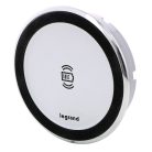 Legrand 077641L Incara Vezeték nélküli töltő - bútorba süllyeszthető, 15 W, IP 44, alumínium