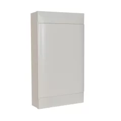   Legrand 135203 PractiboxS 3 sor 12 modul, falon kívüli kiselosztó(650°C), fehér ajtóval, védőföld és nulla elosztókapoccsal