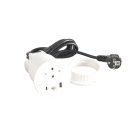 Legrand 654710 Incara Incara Disq 80 - bútorba süllyeszthető 2P+F + USB A+C + RJ45 Cat.6 UTP aljzat, 2m kábellel, fehér