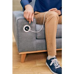   Legrand 654732 Incara Incara Disq 60 - bútorba süllyeszthető USB A+C töltőaljzat, 2m kábellel, alumínium