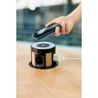 Legrand 654781 Incara Incara Multilink - bútorba süllyeszthető, 8 modul, 2x2P+F + USB A+C + RJ45 Cat.6 UTP 1 modul + HDMI 1 modul aljzat, 2m kábellel, fehér