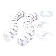   Legrand 654790 Incara Incara Multilink - bútorba süllyeszthető, 6 modul, 2x2P+F + USB A+C aljzat, 2m kábellel, alumínium