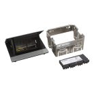 Legrand 654800 Incara Incara Pop-up - bútorba süllyeszthető, 4 modul üres, rozsdamentes acél